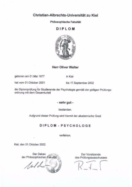 Buy college degree from the Christian-Albrechts-Universität zu Kiel