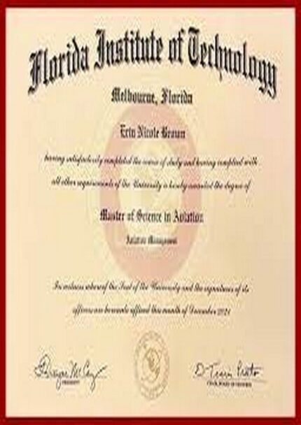Buy college degree from The Florida Institute of Technology