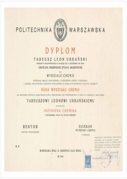 Buy college degree from the Politechnika Warszawska