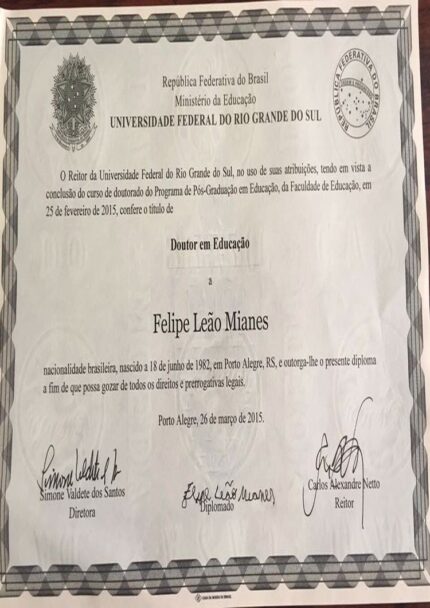 Buy college degree from the Universidade Federal do Rio Grande do Sul