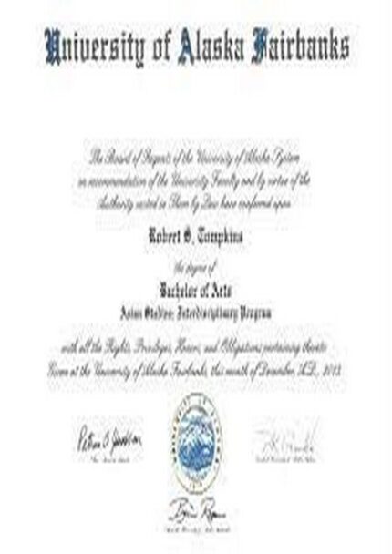 Buy college degree from The University of Alaska Fairbanks