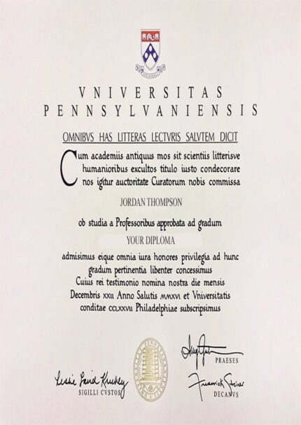 Buy college degree from The University of Pennsylvania