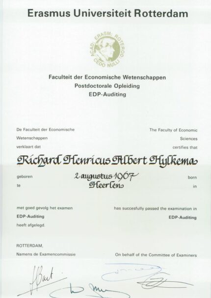Buy college degree from the Erasmus Universiteit Rotterdam