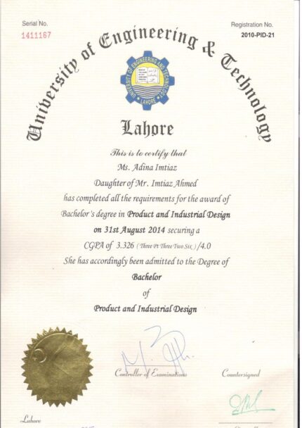Buy college degree from The University of Engineering and Technology, Lahore